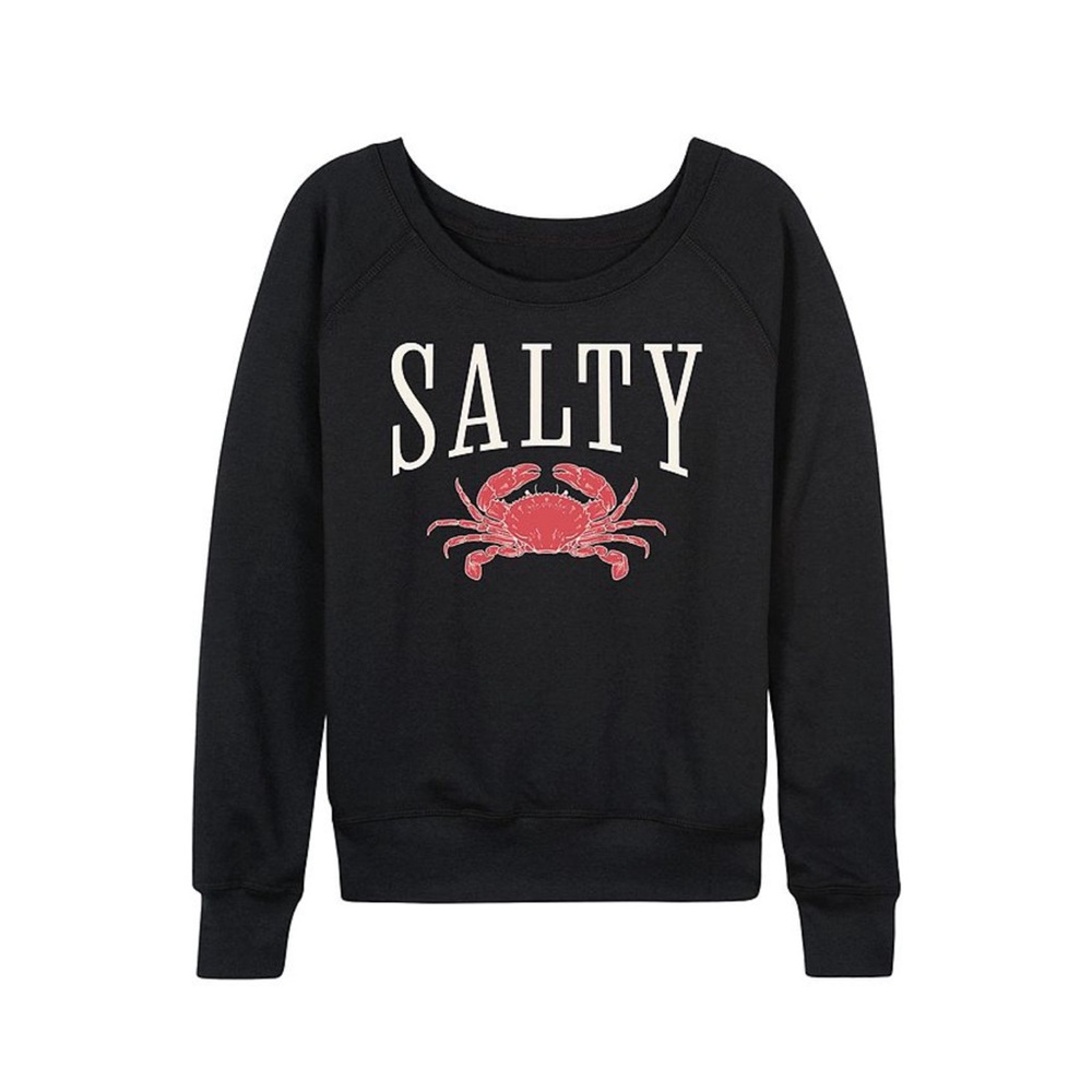 🦀 Salty Crab Graphic Sweatshirt XL NWT Coastal Beach Pullover